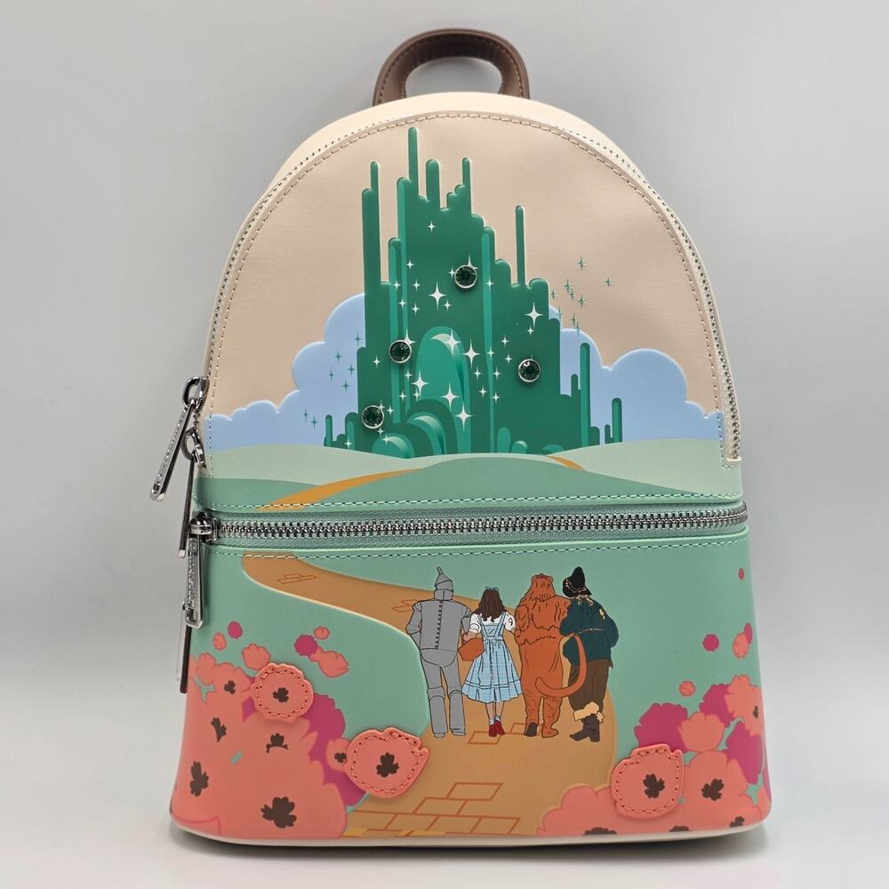 Loungefly Wizard of OZ Emerald City Mini Backpack New